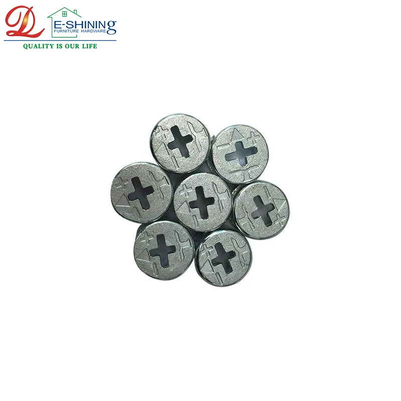ESHINING Furniture Hardware Eccentric Lock Connecting Fitting Minifix Dowel  Cam Furniture Connector
