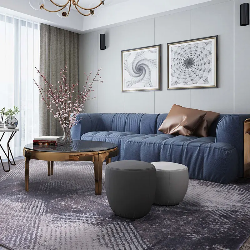 Wholesale Hot Selling Area Carpet Customization 3D Printing Living Room Decoration Carpets and Rugs Customized Modern Reversible
