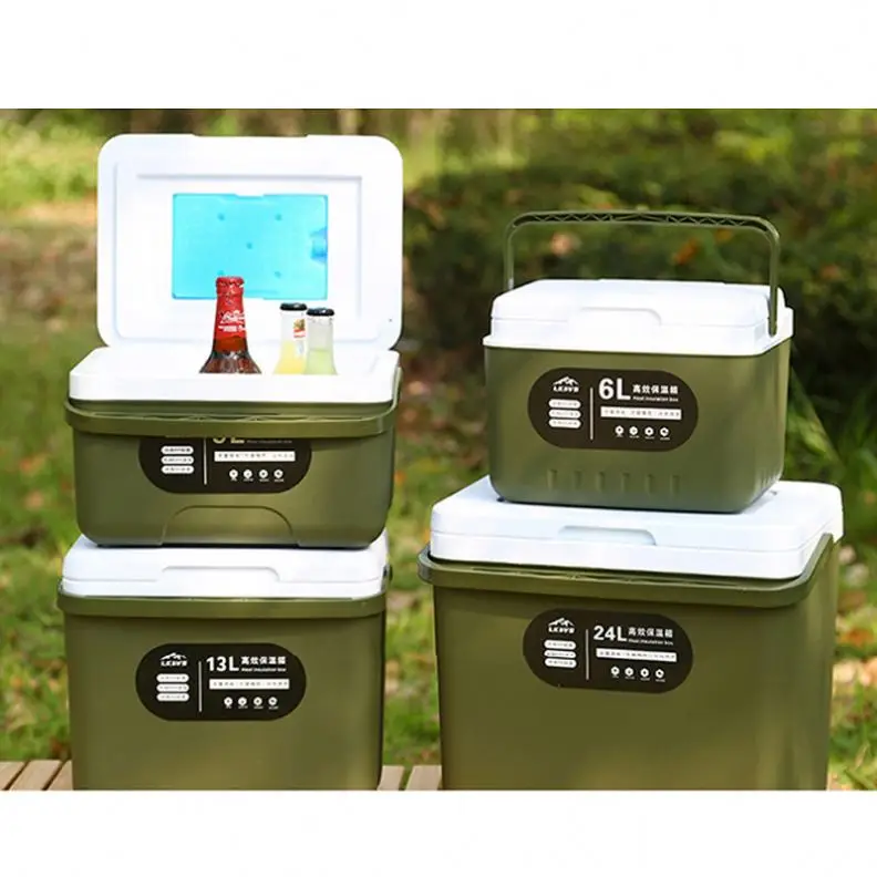 5-24L Ice Box Cooler Box Set For Keep Cool and Heat Portable to Camping Hiking Fishing Party Activity