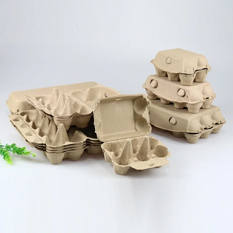 Best Selling Disposable Bio-Degradable Foam Egg Tray 6/8/10/12/15/30 Cells Recyclable Factory Wholesale Food Packaging Storage