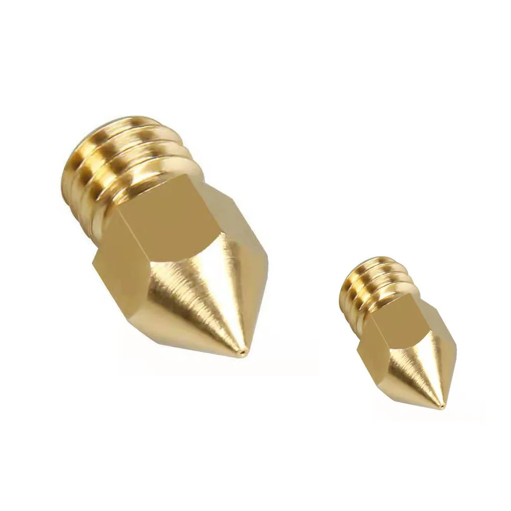 Brass 3D Printing Nozzle 0.5mm0.4mm0.3mm Holes Customized Is Available