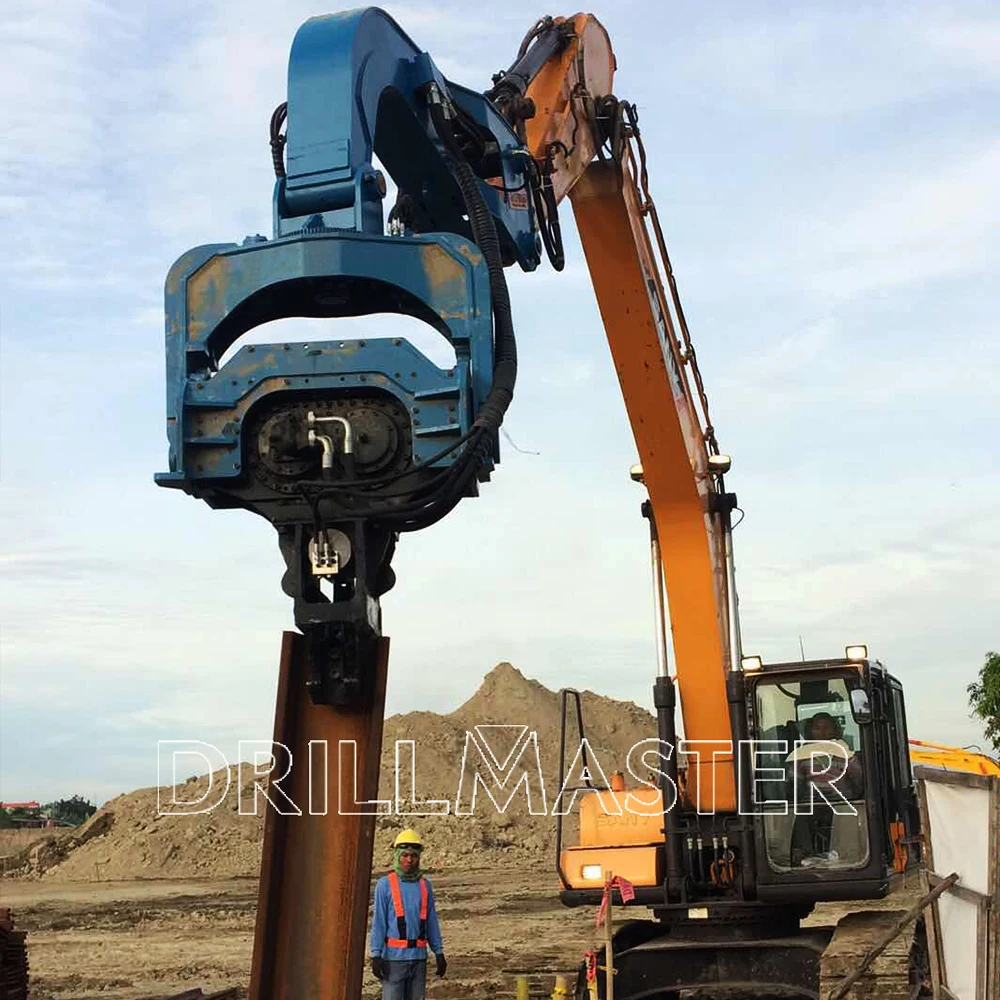 
Excavator Mounted Hydraulic Side Grip Vibratory Pile Driver Hammer for 6-18m Pile 