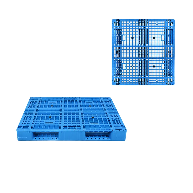 Xilin39,5 * 47,375*6 дюймов, Антискользящая статическая нагрузка, 5 тонн, Hdpe, сверхпрочные промышленные пластиковые поддоны с 8 стальными трубками