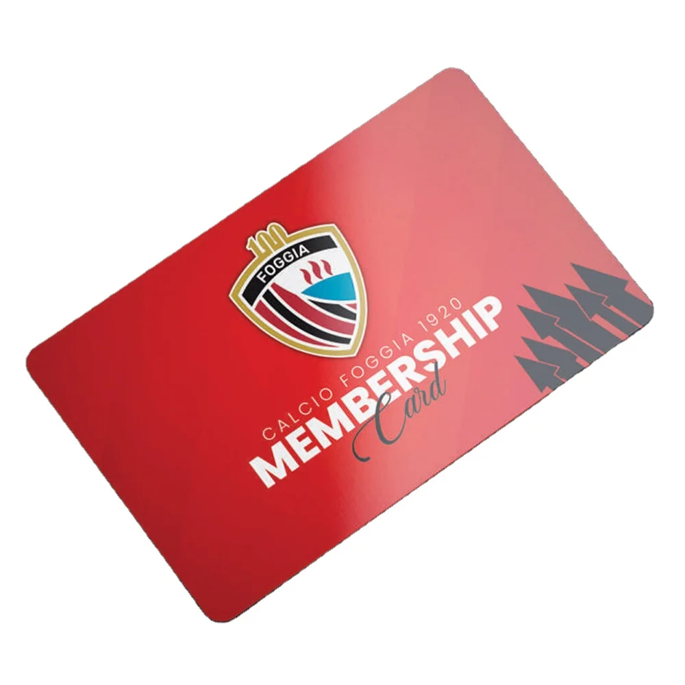 Glossy Matte Frosted PVC Membership Card Gift Card Vip Loyalty Card With Embossed Number Gold Foil Stamping
