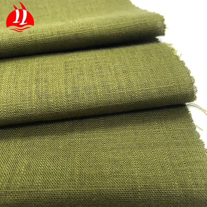 
Wholesale stone washed 100% linen fabric in stock 