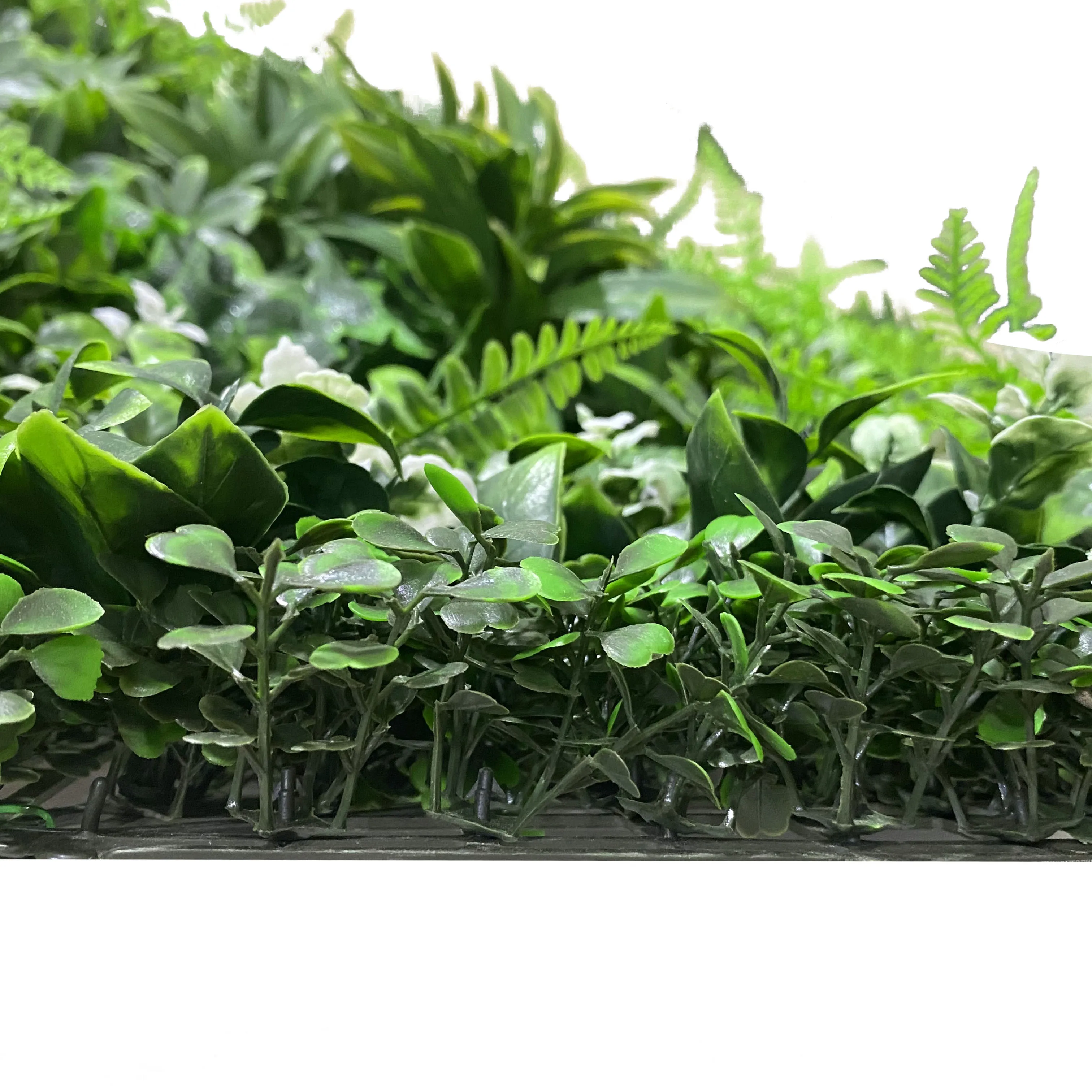 Real Touch Artificial decorative panel Large greenery hedge panels Ivy wall decor 100X100cm