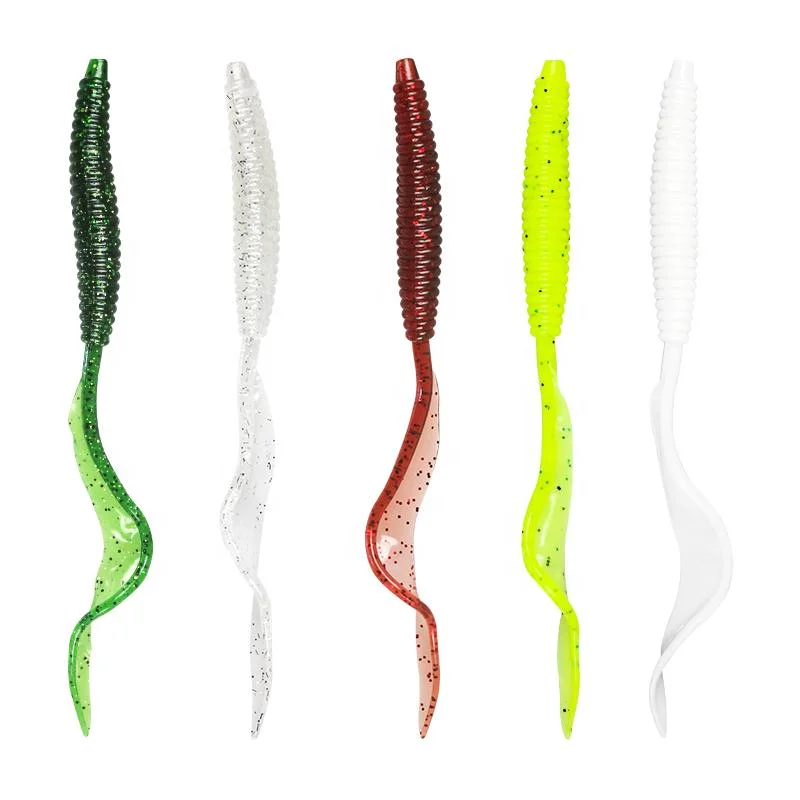 Soft Lures Bass Soft Fishing Bait With Coiled Tail Artificial Lure Baitsoft 2g 7g Single Curly Softlure