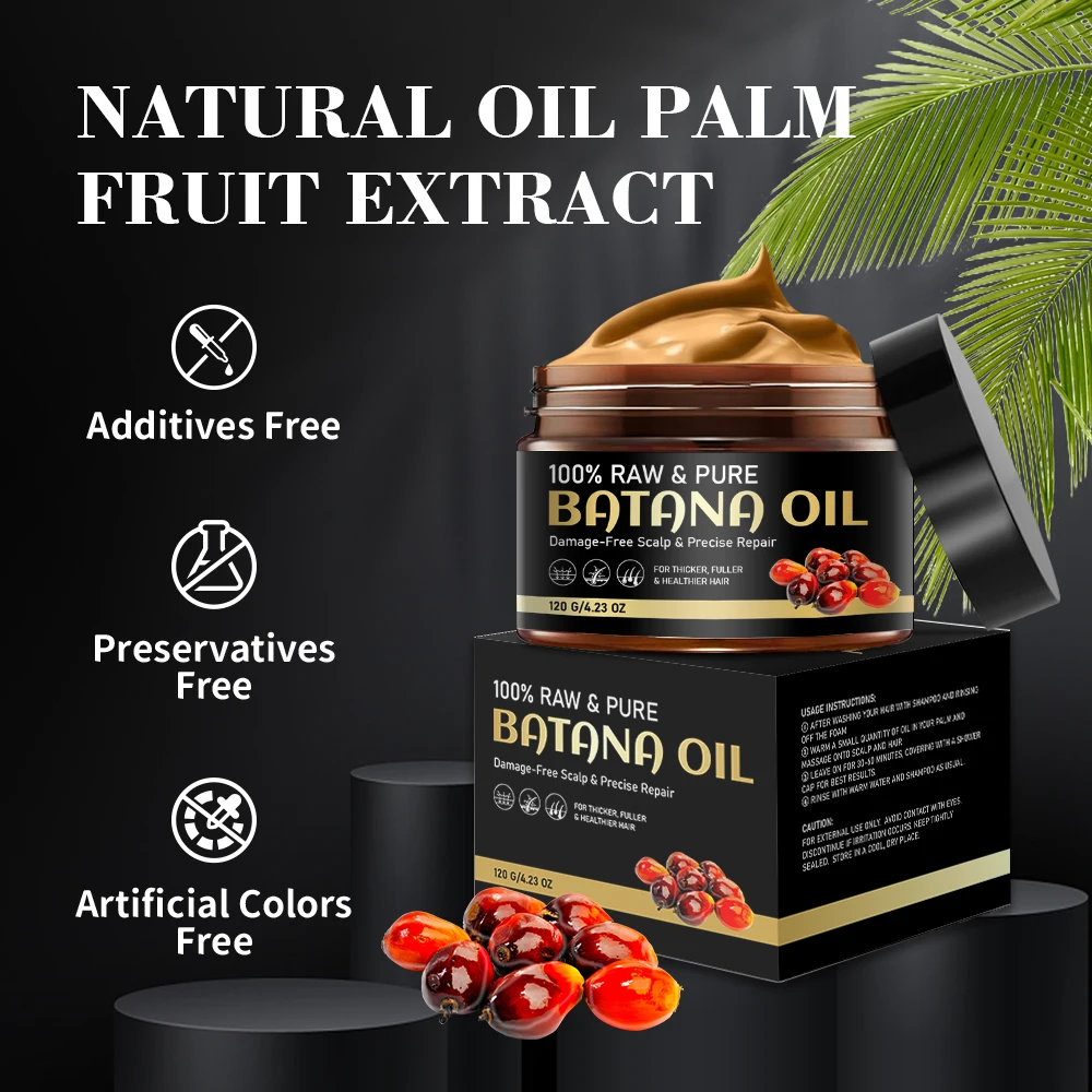 Custom Honduras Raw Batana Oil Butter Unrefined For Hair Growth Cream Private label Organic - Tik Tok Hot Selling Products 2024