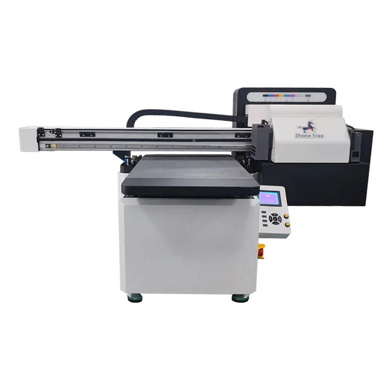 Manufacturer Direct Sale 3642 Two Heads 3D Effect Mini A3 PVC Sticker UV Flatbed Printer With Rotary Device