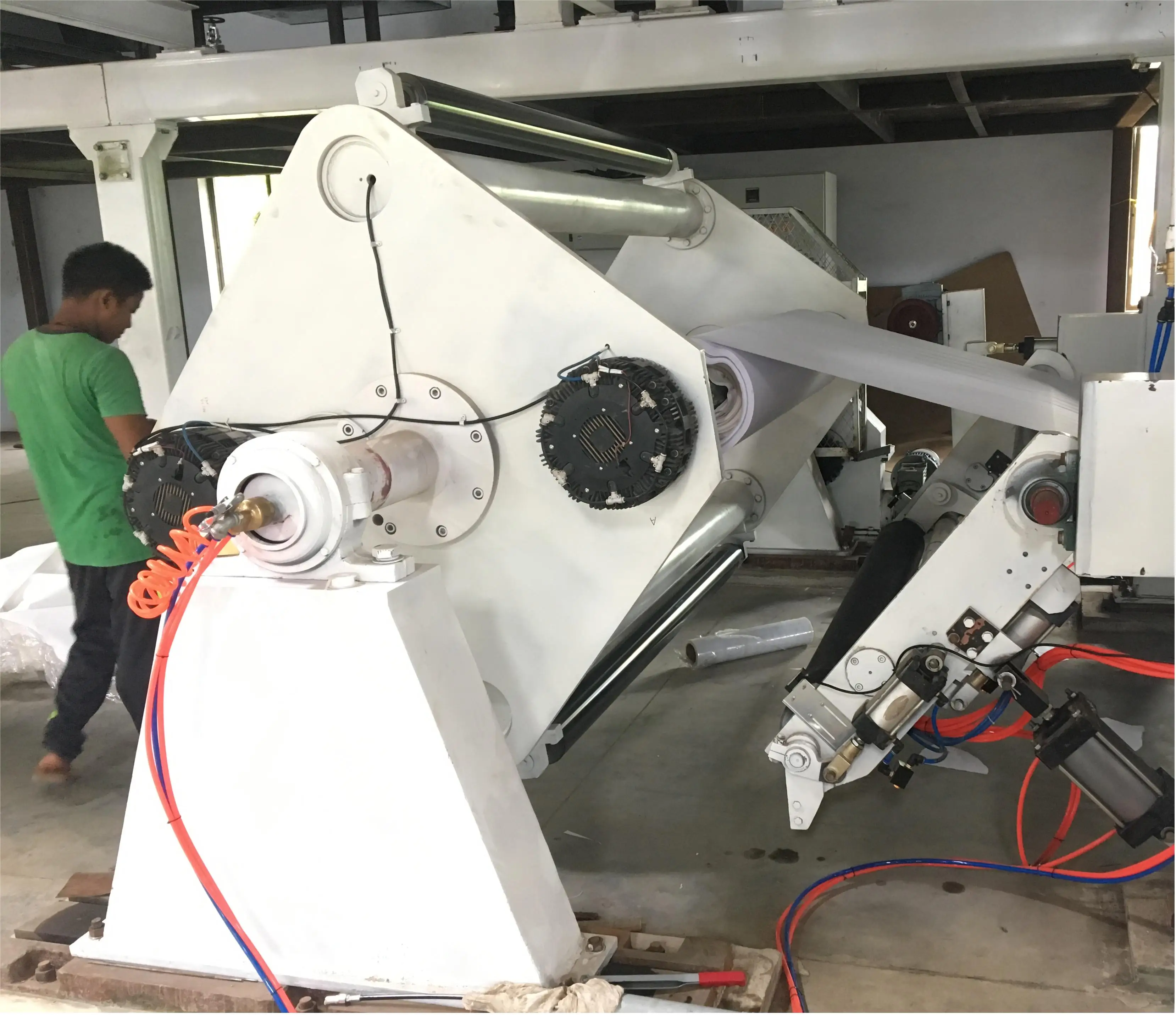 2023 Automatic dye sublimation paper coating line  with automatic splicer of unwinding and air knife coater