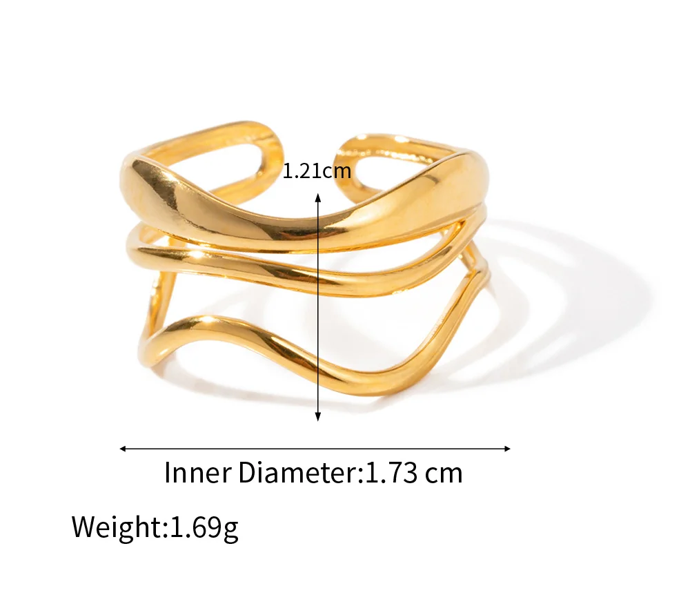 Gold rings set for women girls jewelry designer rings