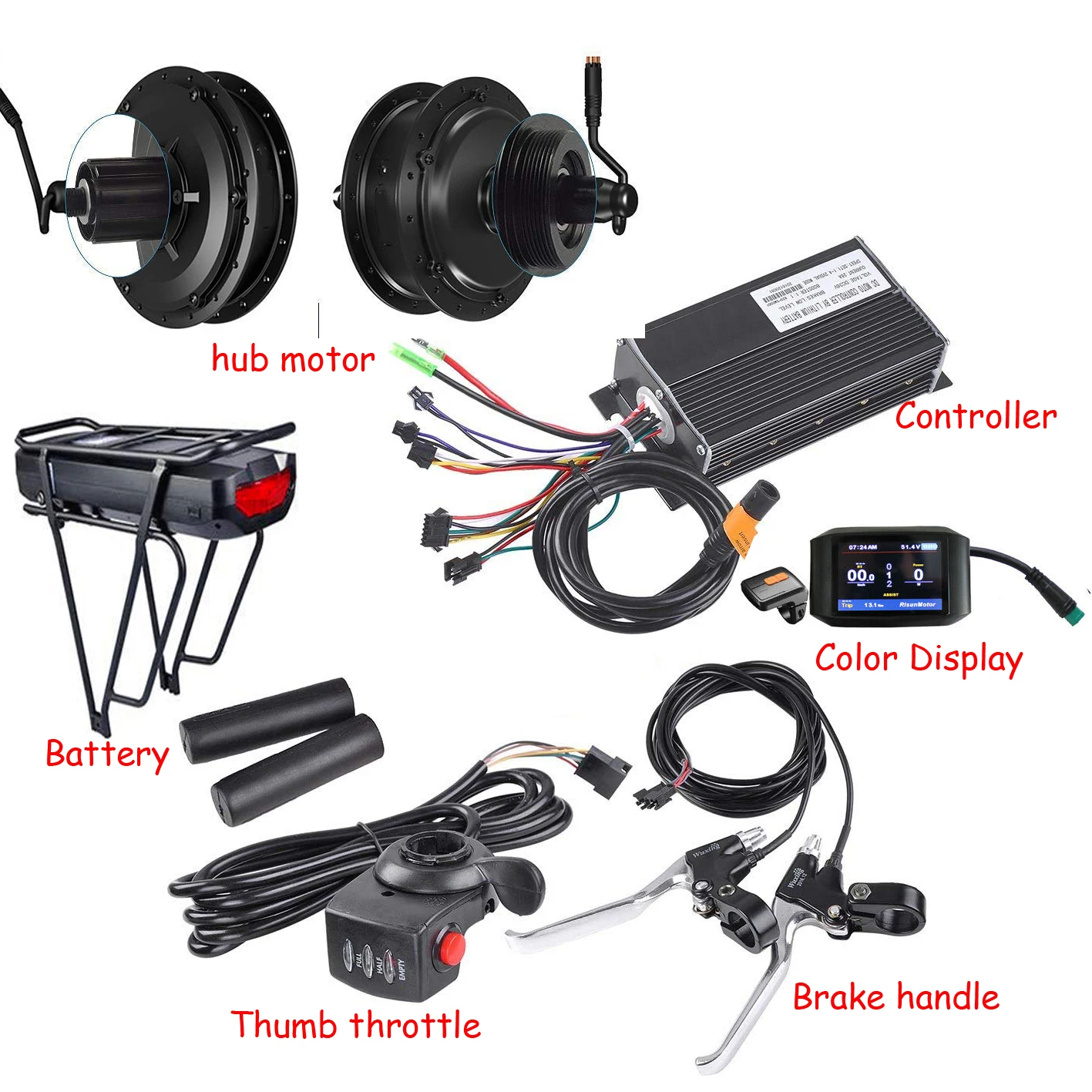 Hot sale in Europe 36V 48v 250W 350W 500W BPM geared electric bike kits/rear wheel electric bike kit hub motor