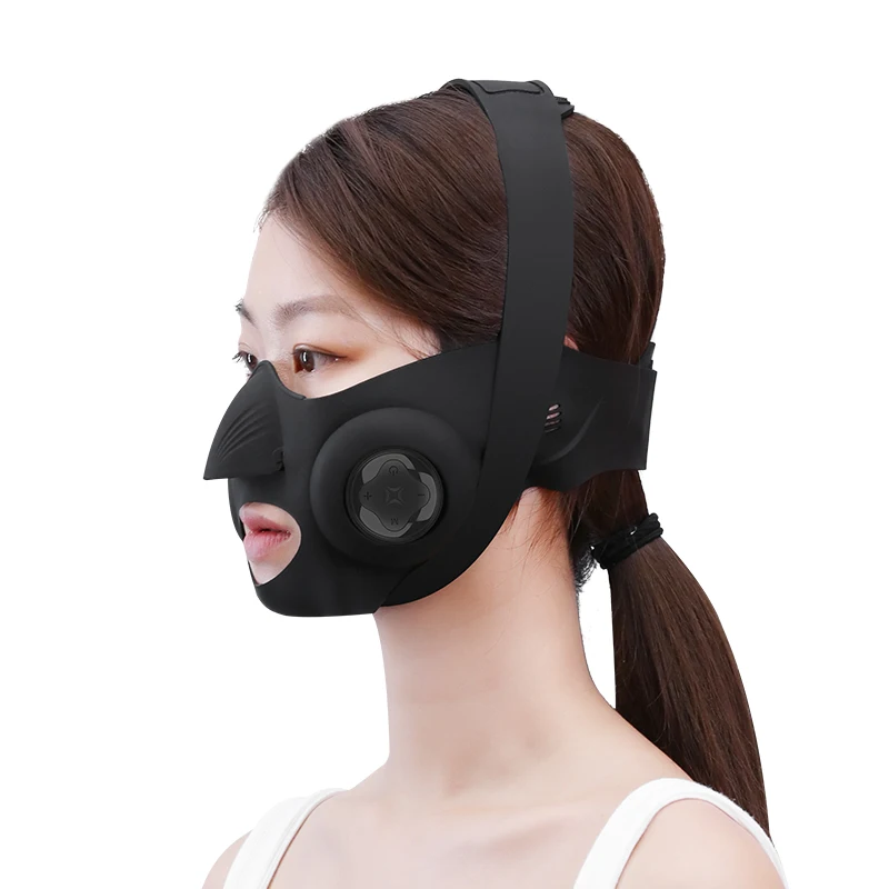 2022 EMS LED Anti Aging Slim Face Lift Neck Beauty Face Slimming Mask to Reduce Double Chin Electric V Shaped Thin Face Massager