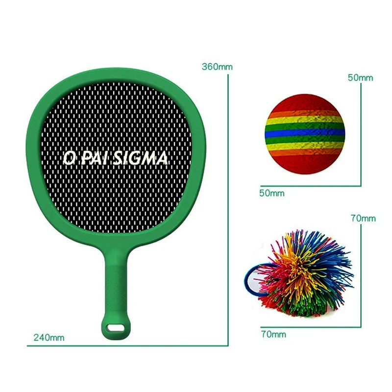 2 Rackets and 2 Paddles Balls Set Outdoor Games Outside Toys Beach Backyard Games Activities Over 3 years old