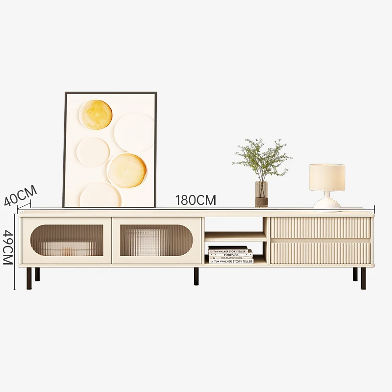 Modern living room fashionable decoration Nordic light luxury style design TV cabinet