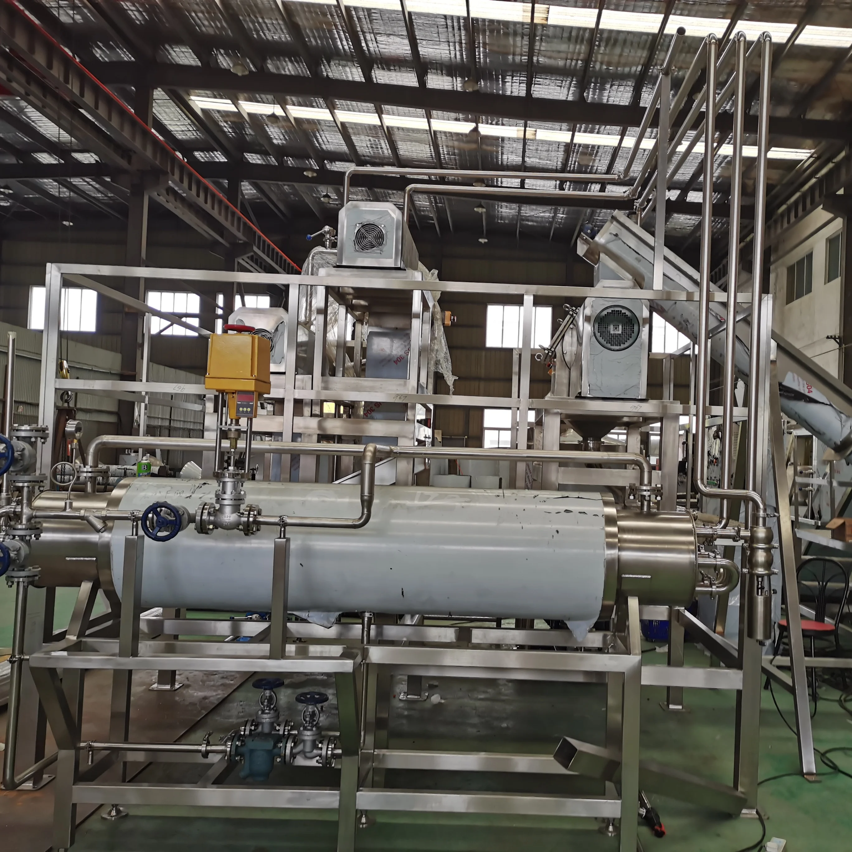 600 tons per day tomato paste processing line fresh tomato processing into tomato paste in drum full line machines