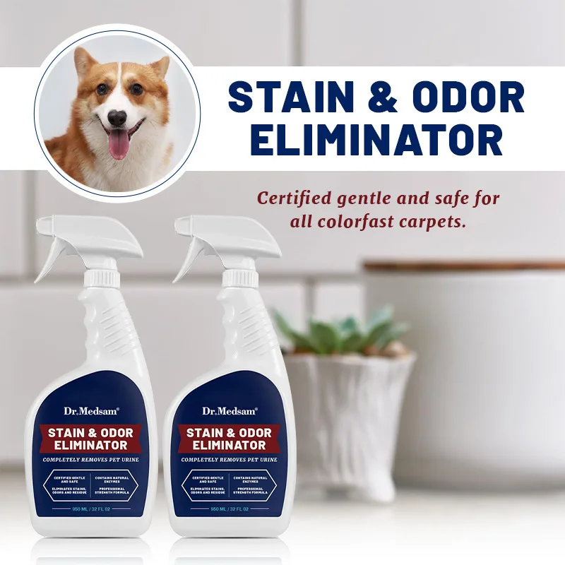 OEM Wholesale Deodorant Pet Bottle Customizable Size Logo small animal deodorizing spray For Dogs And Cats