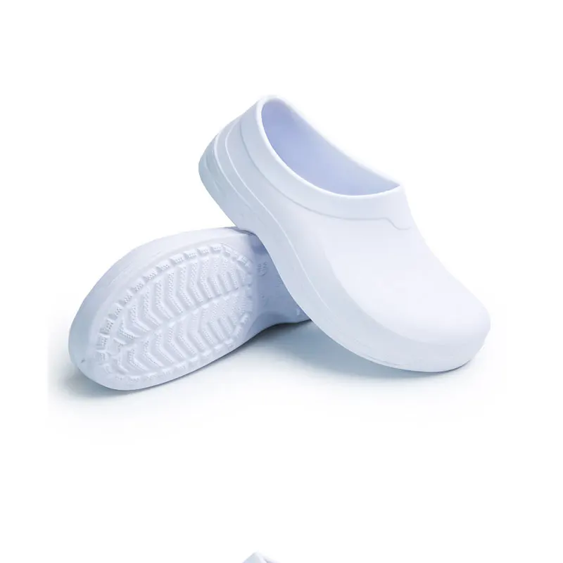 116A Black Blue White Waterproof EVA material Cheap chef safety shoes for clean room Electronics Factory food industry