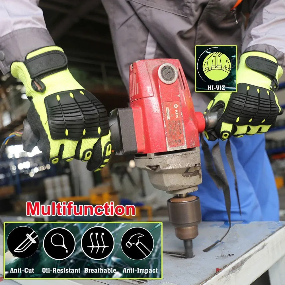  Нефтепромысловое работа Heavy Duty высокое Cut5 механик анти утепленная anticut Xingyu с нитриловым покрытием безопасные против порезов перчатки