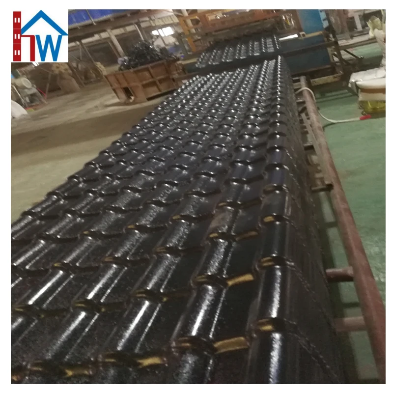 Spanish Synthetic Resin roof sheet shingles ASA roofing materials factory direct sale double roman plastic upvc tiles