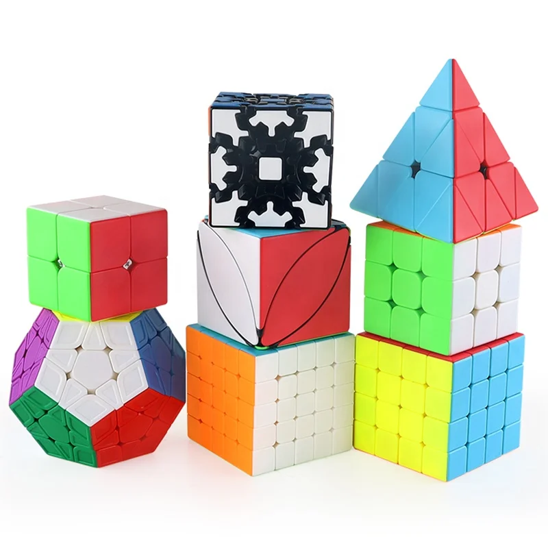 Effective 2x2 3x3 4x4 5x5 Pyraminx Magic Cube Smooth SpeedCube Stickerless Speed Puzzle Cubes Toy rubikings For Kids