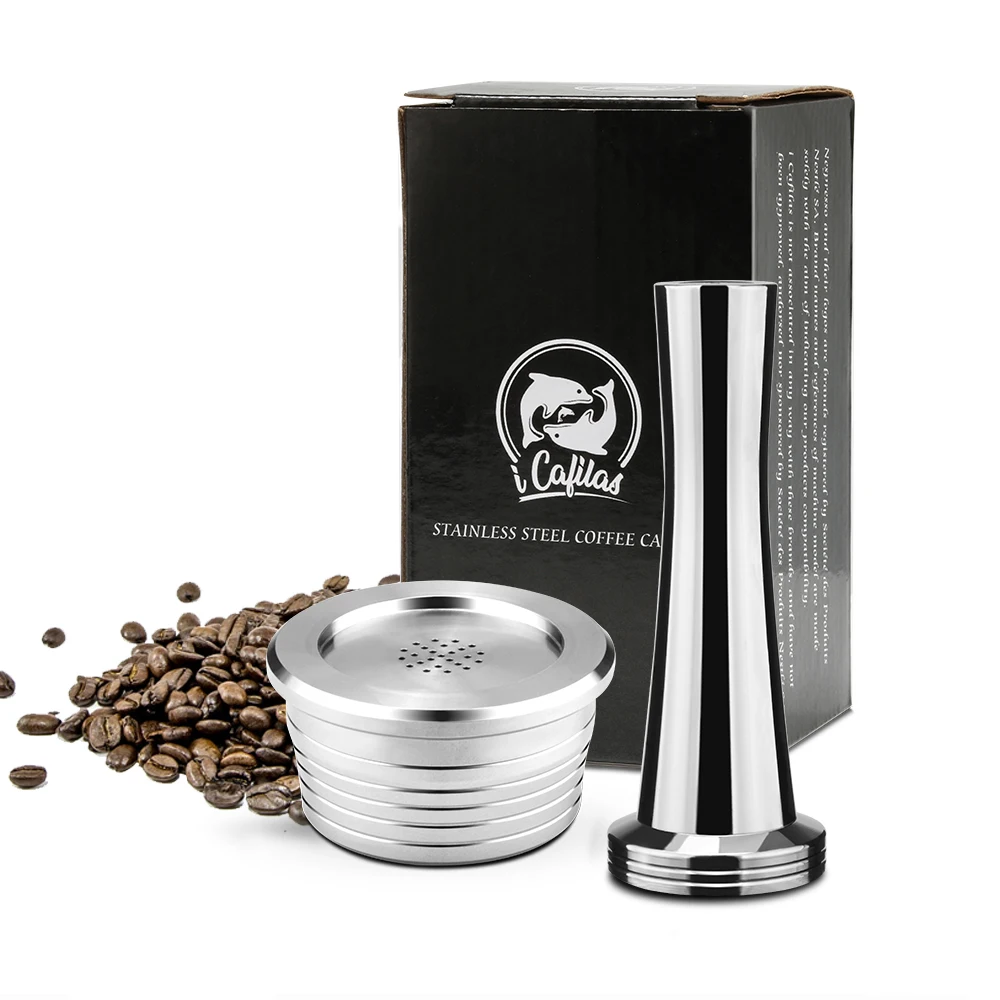 Bluecoast Reusable Coffee Capsule for Delta QNDIQ7323 Maker 304 SS Refillable Coffee Filter Customized Logo Accepptable