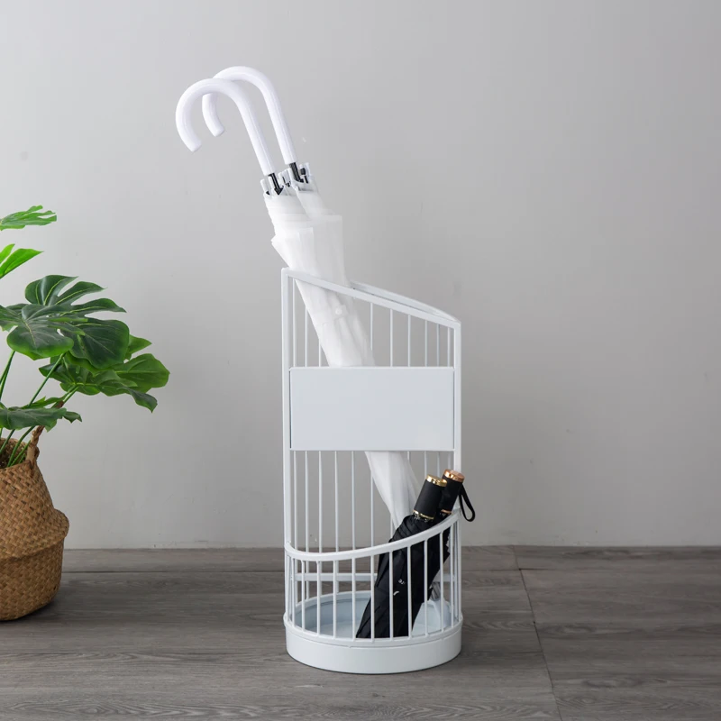 Household umbrella stand metal Storage  Umbrella Bucket Lobby Umbrella Rack