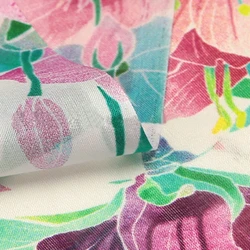 Factory wholesale birds print chiffon silk fabric customized dress chiffon silk fabric