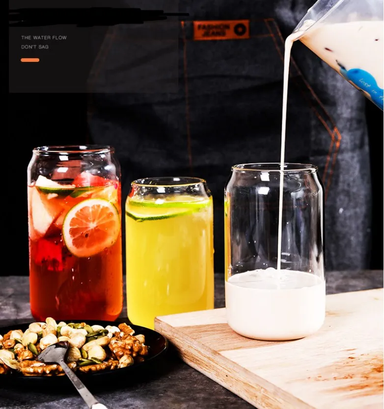 Popular Creative Cola Cans Milk Tea Beer Juice Glass cola Cup