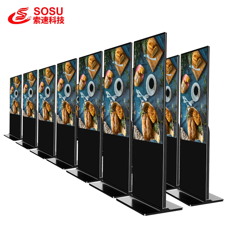 2020 SOSU цифровой рекламный дисплей wifi сенсорный экран Android 4K FHD 1980*1080 информационный киоск для внутреннего