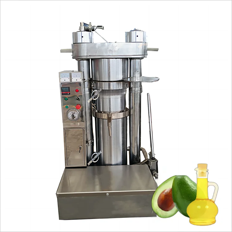 Cold Pressing Equipment Avocado Okra Rape Seed Peanut Semi-auto Hydraulic Oil Press Machine