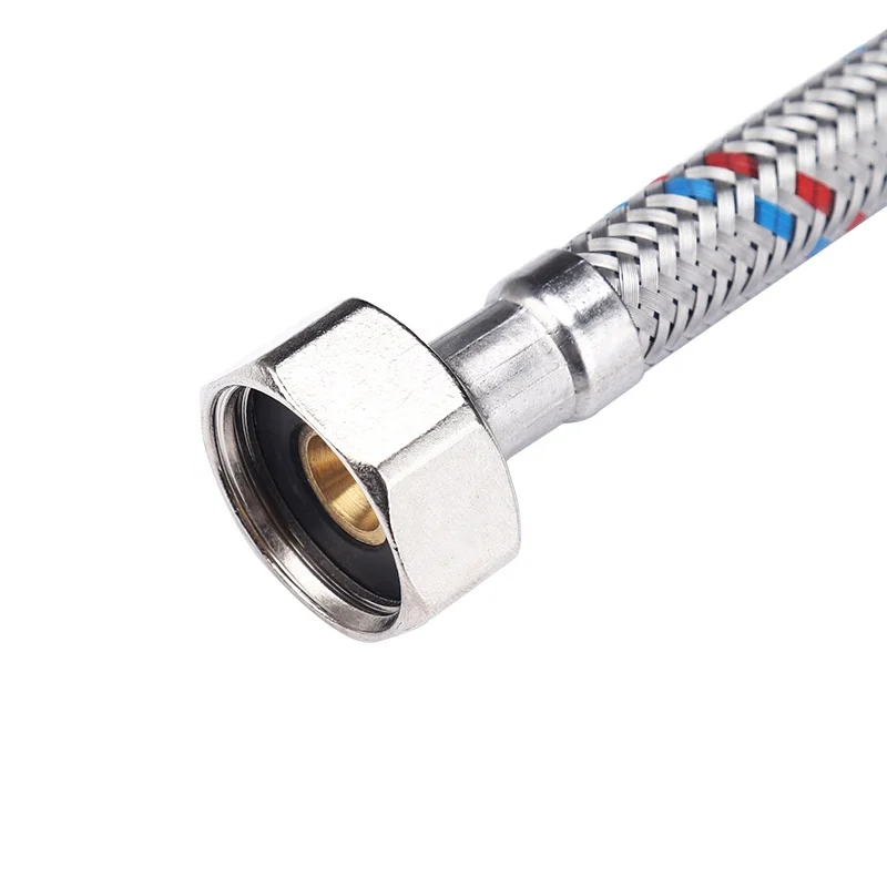 Top Quality Shower Flexible Hose 1.5M Double Lock Flexible Braided Water Hose Pipe Encryption Tube For Bathroom