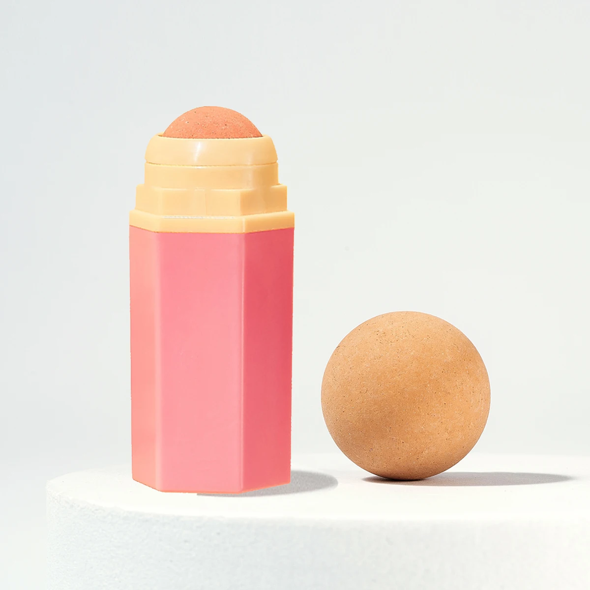 Natural Volcanic Facial Stone Oil Absorption Roller Beauty Skin Care Face Oil Removing with Makeup Sponge Bonus