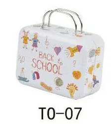 Custom Small Tin Box 75*55*35 mm Mini Metal  Square Tin Box TB092604