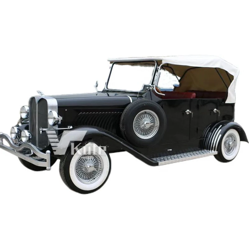 Antique Classic car vintage electric car Retro car for Sightseeing