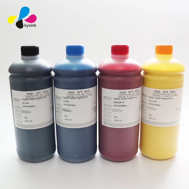 CMYK dtg pigment ink for epson L1800 1390 flatbed printer