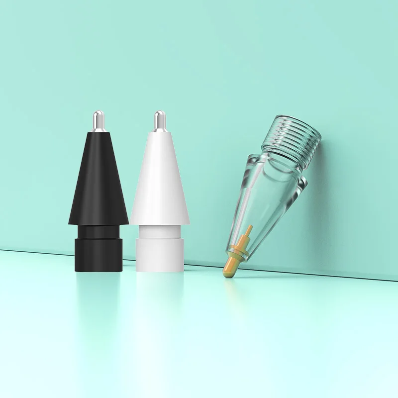 Replacement pencil tips extra transparent nibs for ipencil touch pen accessory compatible with iPad