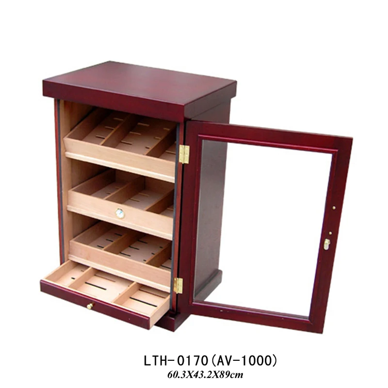 500 Cherry Cigar Display Humidors for Sale Used Humidor Cabinet Cigar Room Large Cigar showcase Rack Cabinet Humidor