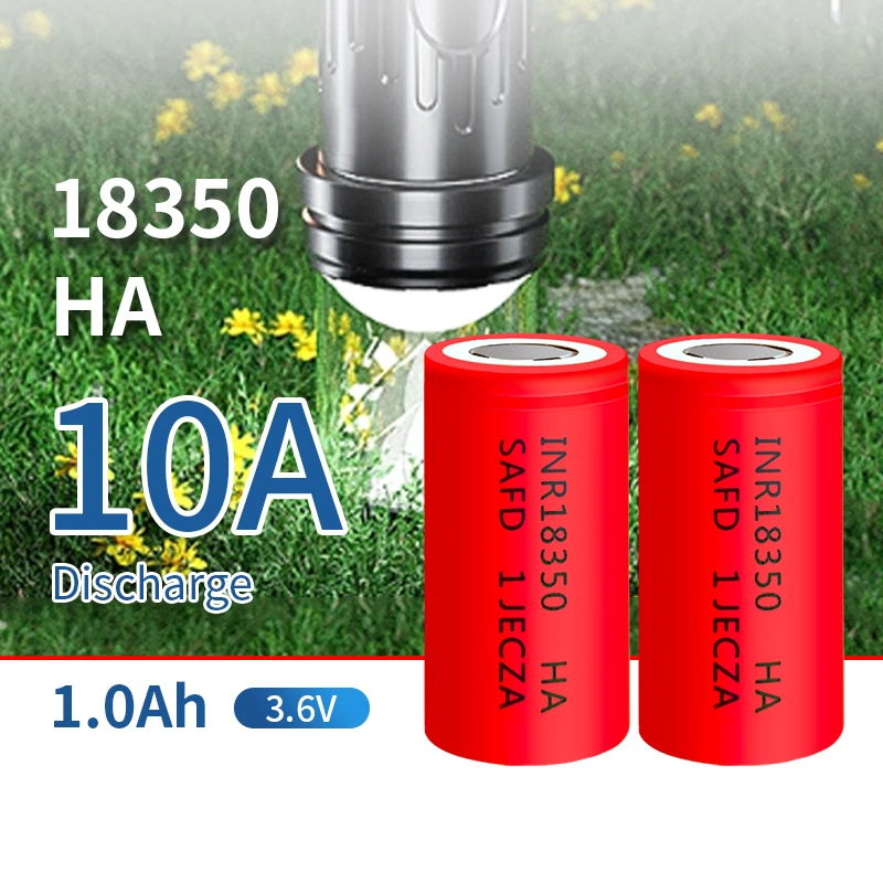 18350 3 6 В 1000 мАч 1100 перезаряжаемая литий-ионная батарея