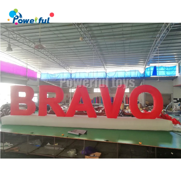 Advertising giant inflatable letter, inflatable mark sign, inflatable Billboard brands