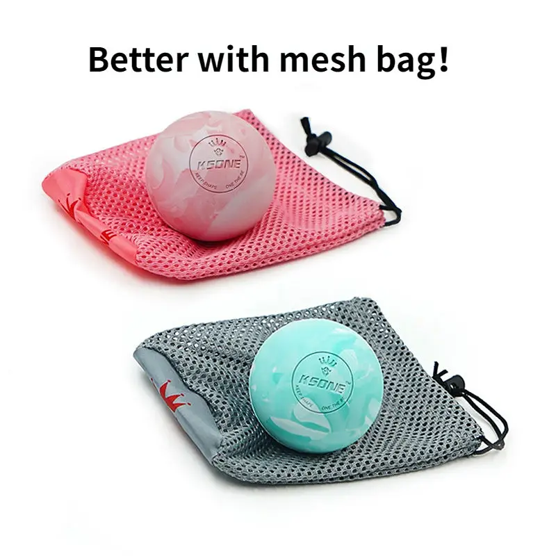Marbling Natural Rubber Bouncy Balls Massage Ball Custom logo Yoga Fitness Lacrosse Ball