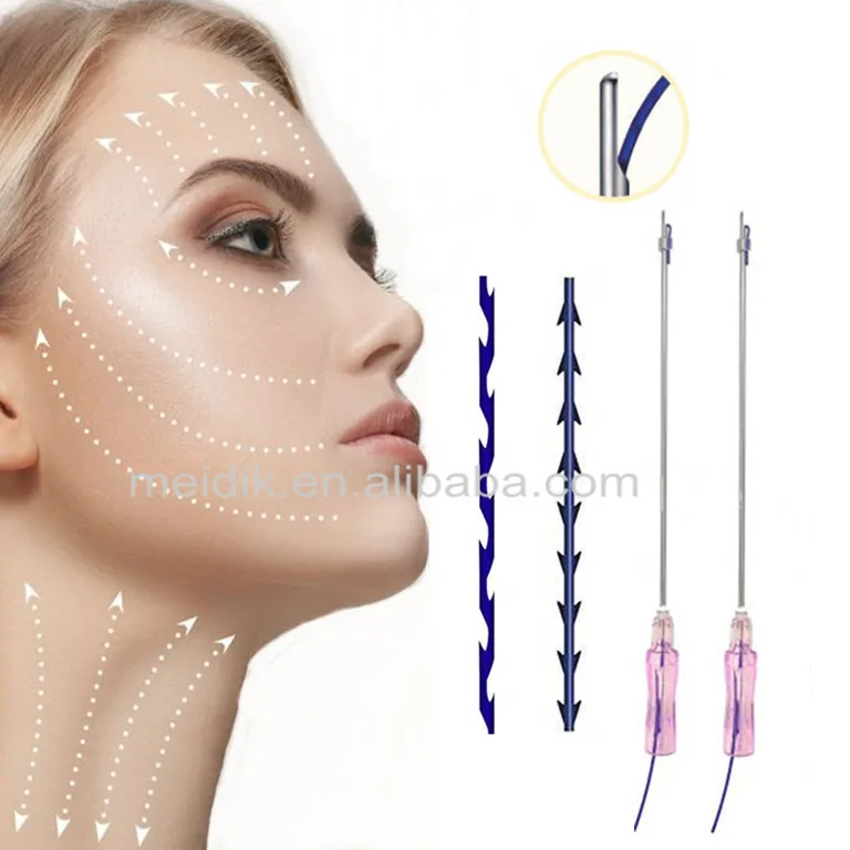 CE 18 г 100 мм прессованные конусы для рыбьей кости Cog Pdo Thread с W L Cannula Pdo Thread Lift Китай поставщики