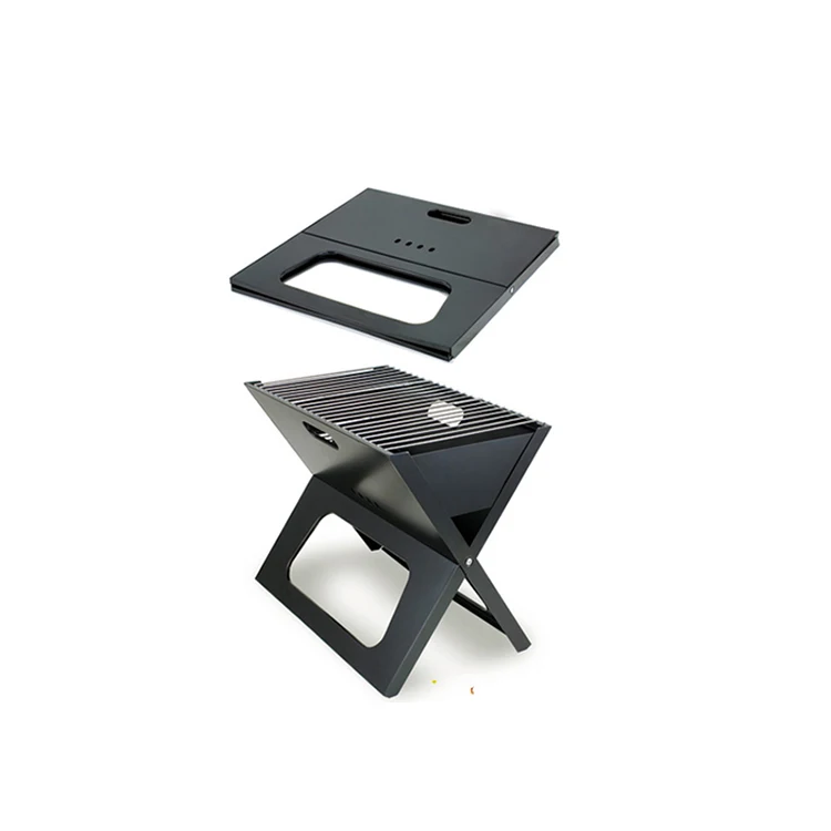 Столешница X Тип легко собрать складной/складной портативный барбекю кебаб открытый барбекю древесный уголь Кемпинг Гриль