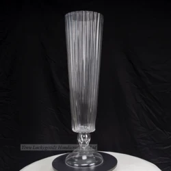 BL210604-1 Wholesale Glass Vases Home Wedding Decoration Glass Clear Vase
