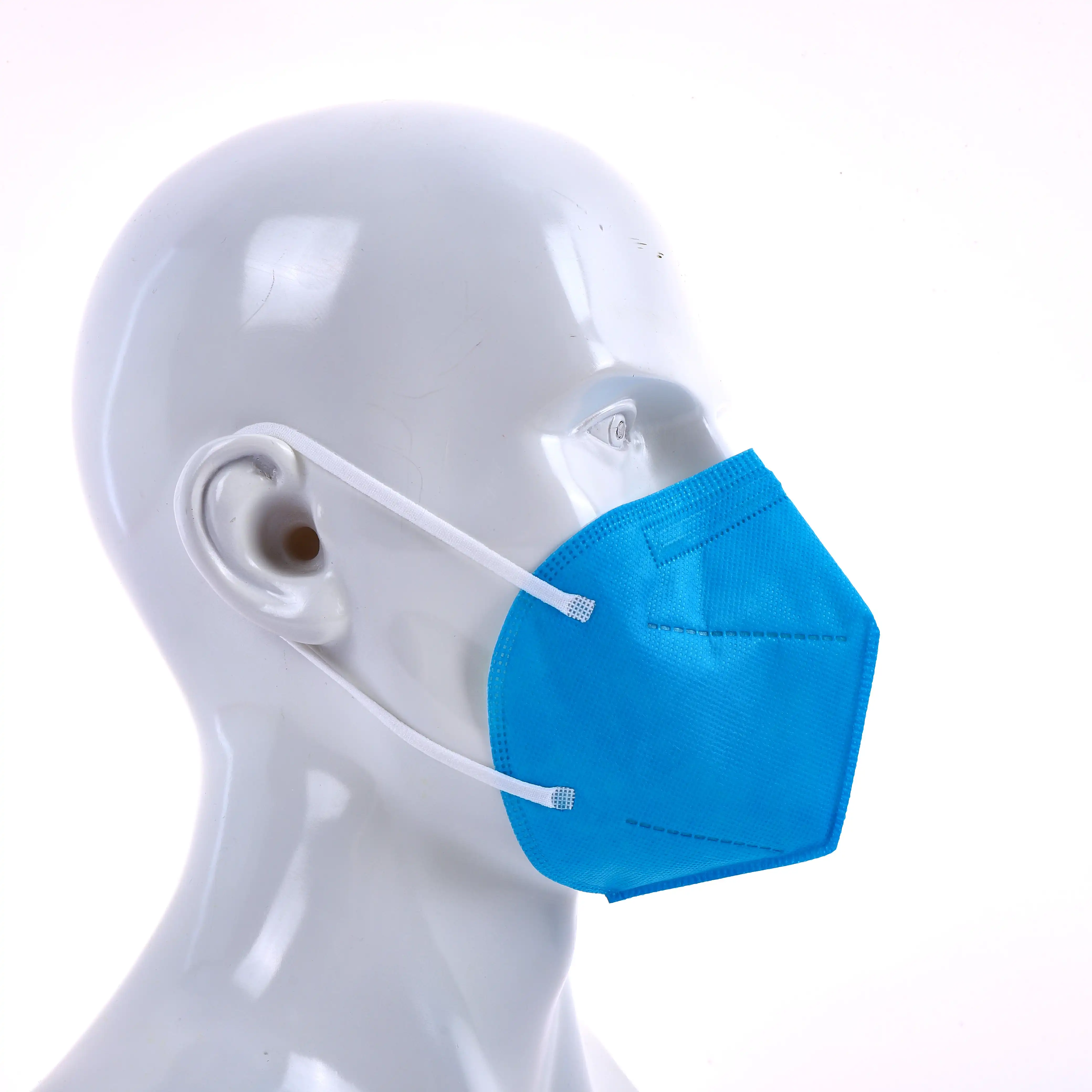 Disposable adult civil earloop ffp2 kn95 cone face masks respirator with earloops manufacturer kn95 cone mask kn95 face masks