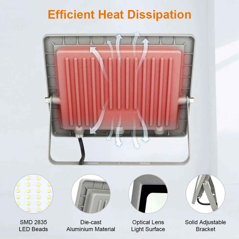 KCD electric 35000 lumen 400w 500watt smd led floodlight with ies file ultra slim 10w 20w 30w 50w outdoor led cheap flood light