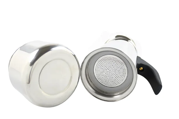 Portable Moka Pot Induction Italian Espresso Stainless Steel Turkish Arabic Home Goods Dallah Moka Pot Espresso Maker Coffee Pot