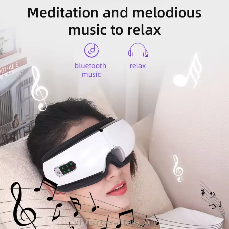 Hot Selling Products Electric Dark Circle Eye Massager With Heat Compression