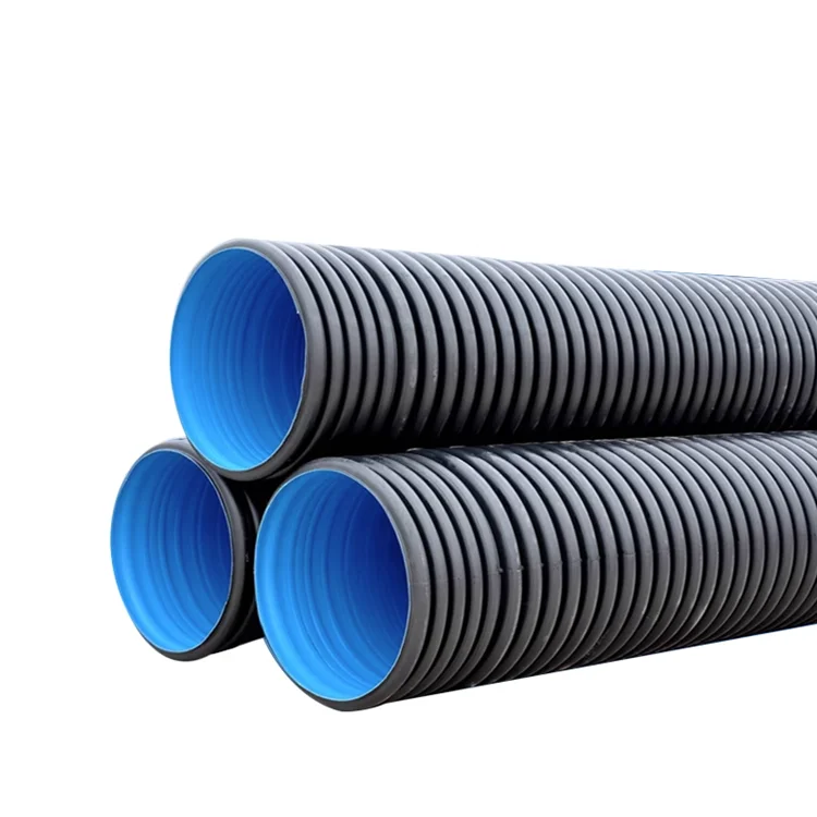 48 culvert pipe HDPE double wall corrugated pipe