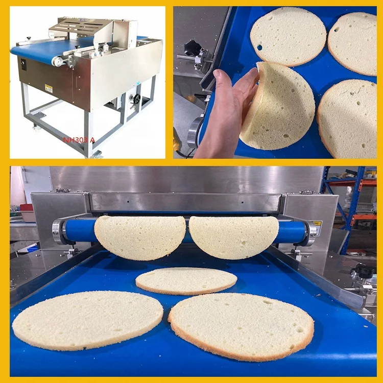 automatic hamburger bun slicer Commercial Electric burger bread cutting slicing machine
